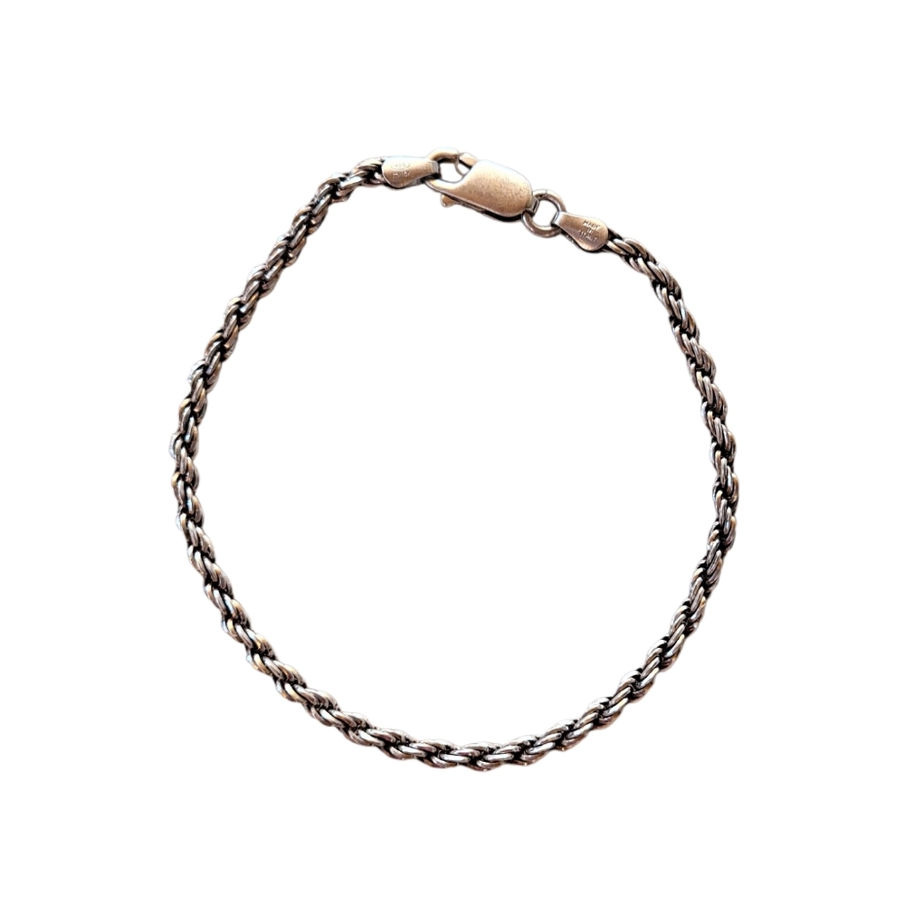 Milor Made In Italy Sterling Silver Rope Bracelet
